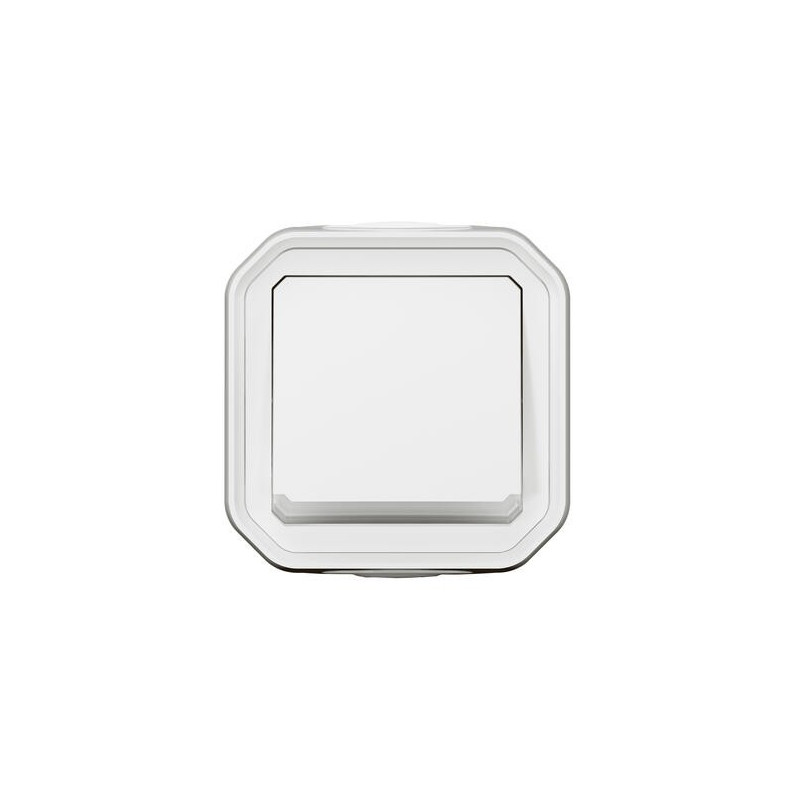 Poussoir NO lumineux Blanc Plexo