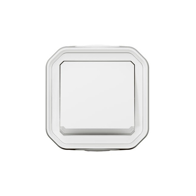Poussoir NO lumineux Blanc Plexo