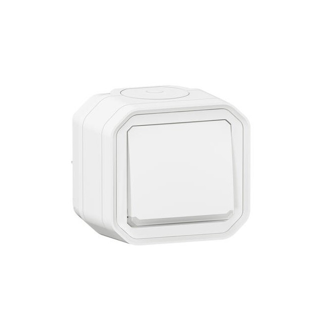 Poussoir NO lumineux Blanc Plexo