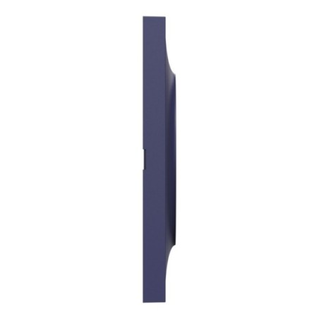 Odace Style plaque 2 postes horizontaux ou verticaux entraxe 71mm bleu cobalt