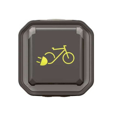Prise recharge vélo électrique Anthracite Plexo