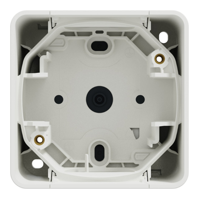 Boîte 1 poste - Saillie - IP55 - IK08 - Blanc - Mureva Styl