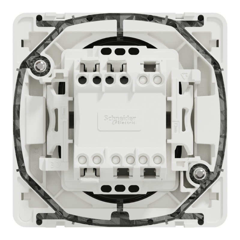 Va-et-vient - Composable - Connexion auto - IP55 - IK08 - Blanc - Mureva Styl