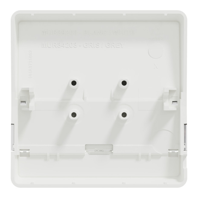 Enjoliveur porte étiquette lumineux - IP55 - IK08 - Blanc - Mureva Styl