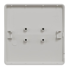 Enjoliveur avec symbole lumière - IP55 - IK08 - Blanc - Mureva Styl