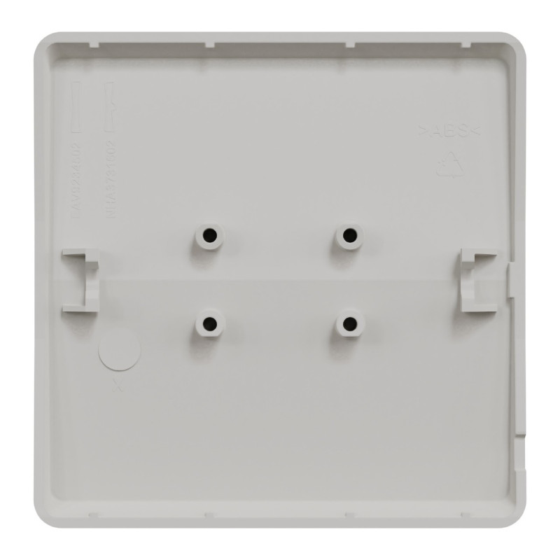 Enjoliveur avec symbole lumière - IP55 - IK08 - Blanc - Mureva Styl
