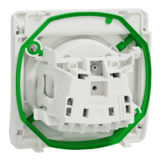 Prise de courant 2P+T - Composable - Connexion auto - IP55 - IK08 - Blanc - Mureva Styl