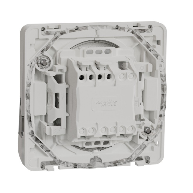 MUR39129-Appareillage-étanche-sup-IP55 Mureva-Styl-Bouton-poussoir-porte-etiquette-composable-IP55-IK08-blanc