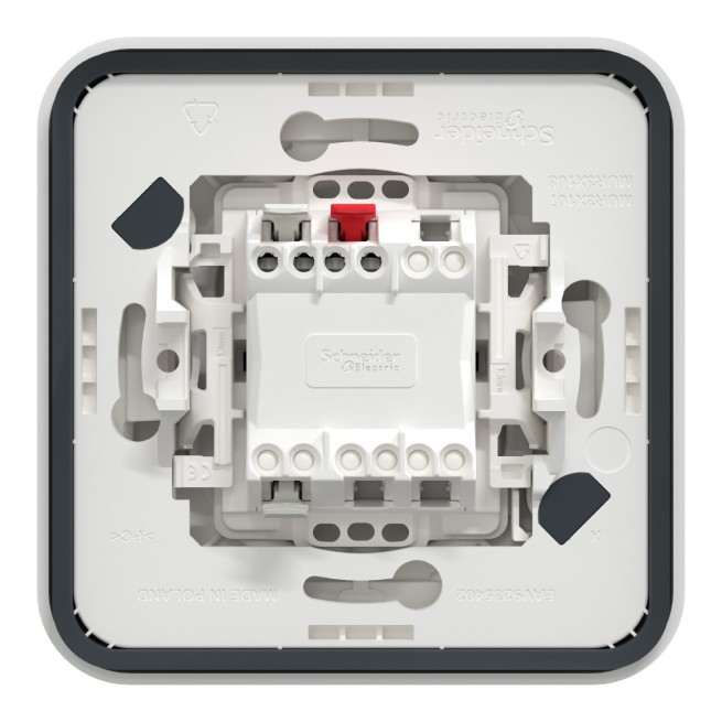 Va-et-vient complet - Encastré - Connexion auto - IP55 - IK08 - Blanc - Mureva Styl
