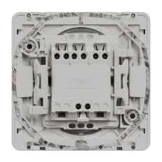 Interrupteur bipolaire - Composable - IP55 - IK08 - Blanc - Mureva Styl