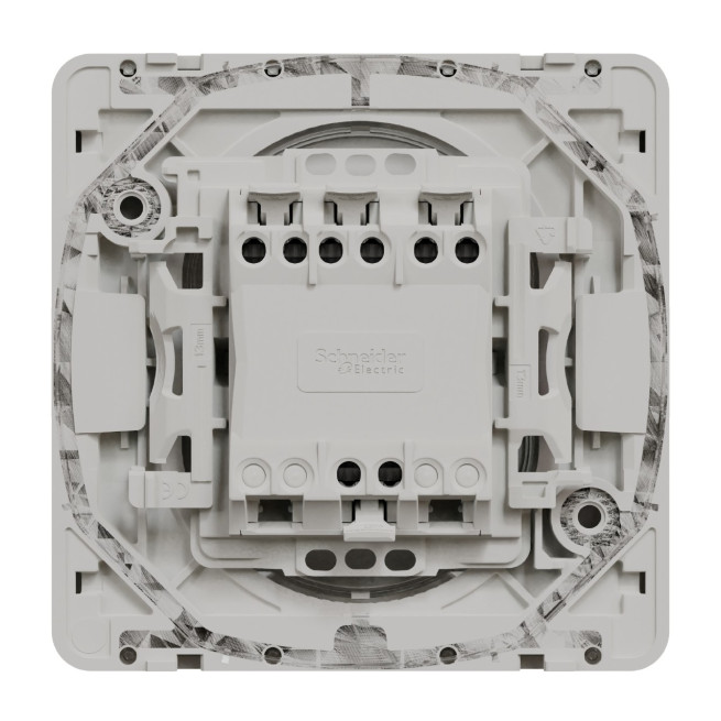 Interrupteur bipolaire - Composable - IP55 - IK08 - Blanc - Mureva Styl