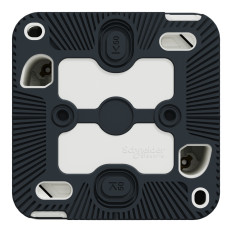 Prise de courant 2P+T - Saillie - Connexion auto - IP55 - IK08 - Blanc - Mureva Styl