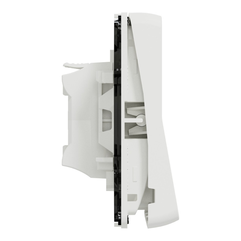 Bouton poussoir - Composable - Connexion auto - IP55 - IK08 - Blanc - Mureva Styl