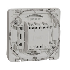 Permutateur - Composable - Connexion auto - IP55 - IK08 - Blanc - Mureva Styl