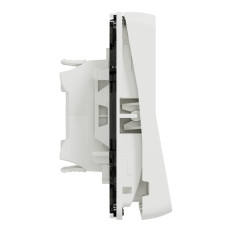 Double va-et-vient - Composable - IP55 - IK08 - Blanc - Mureva Styl