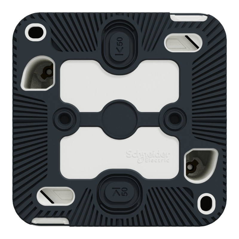 Va-et-vient complet - Saillie - Connexion auto - IP55 - IK08 - Blanc - Mureva Styl
