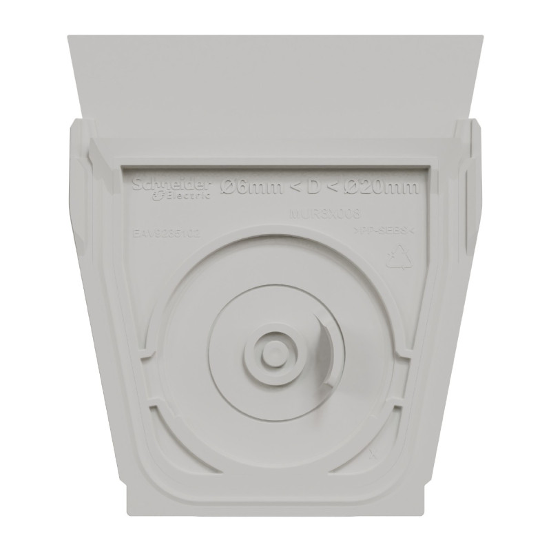 Entrée de câble simple - IP55 - Blanc - Mureva Styl