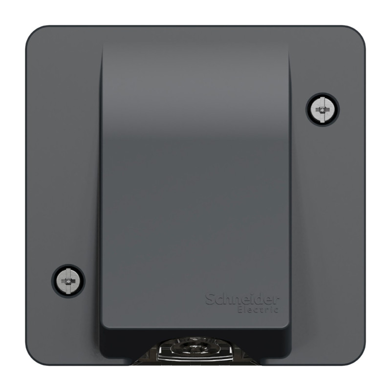 Sortie de câble - Composable - Connexion auto - IP55 - IK08 - Gris - Mureva Styl