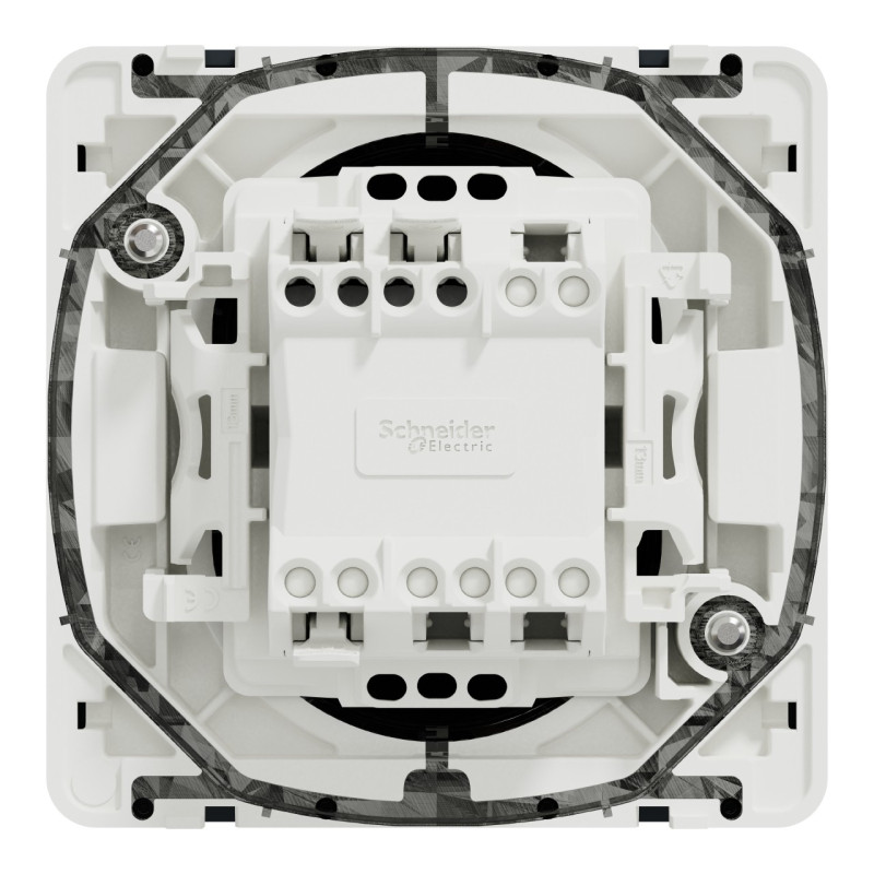 Va-et-vient - Composable - Connexion auto - IP55 - IK08 - Gris - Mureva Styl