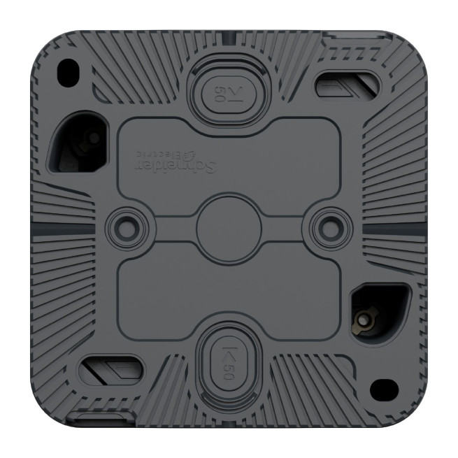 MUR36030-Appareillage-étanche-sup-IP55 Mureva-Styl-Prise-de-courant-2P+T-à-vis-saillie-IP55-IK08-gris