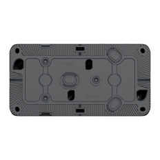 Double prises de courant 2P+T - Schuko - Horizontale - Précâblées - IP55 - IK08 - Gris - Mureva Styl