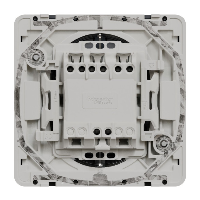 MUR35228-Appareillage-étanche-sup-IP55 Mureva-Styl-Dble-bouton-poussoir-lumineux-LED-composable-IP55-IK07-gris