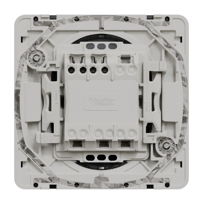 Bouton poussoir lumineux LED - Composable - IP55 - IK08 - Gris - Mureva Styl