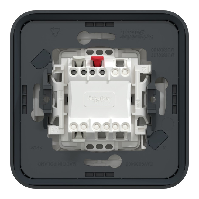 MUR35037-Appareillage-étanche-sup-IP55 Mureva-Styl-Va-et-vient-complet-encastré-IP55-IK08-connex-auto-gris