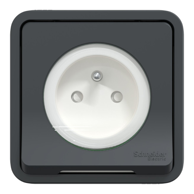 MUR35036P-Appareillage-étanche-sup-IP55 Mureva-Styl-Lot-de-60-2P+T-avec-cadre-étanche-gris-sans-emballage-unitaire