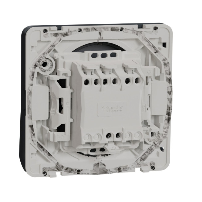 Interrupteur bipolaire - Composable - Connexion auto - Gris - Mureva Styl