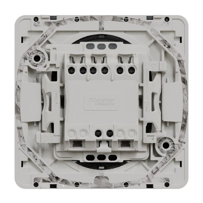 Interrupteur bipolaire - Composable - Connexion auto - Gris - Mureva Styl