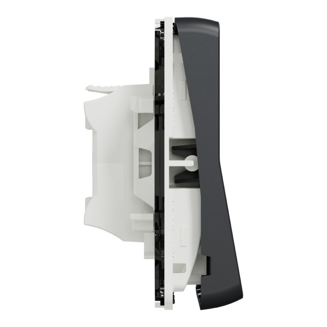 MUR35027-Appareillage-étanche-sup-IP55 Mureva-Styl-Bouton-poussoir-composable-IP55-IK08-connexion-auto-gris