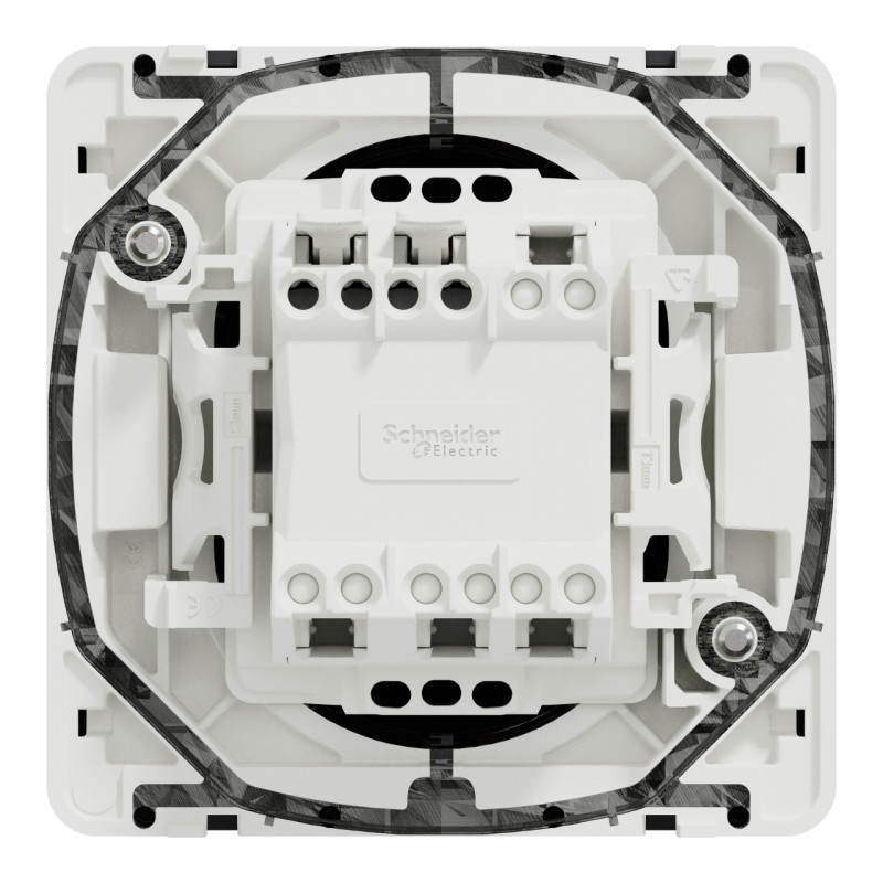 Bouton poussoir - Composable - Connexion auto - IP55 - IK08 - Mureva Styl