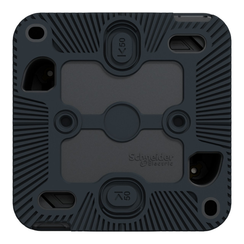 Bouton poussoir - Saillie - Connexion auto - IP55 - IK08 - Mureva Styl