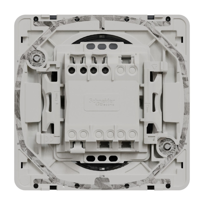 Va-et-vient lumineux LED - Composable - Connexion auto - IP55 - IK08 - Gris - Mureva Styl
