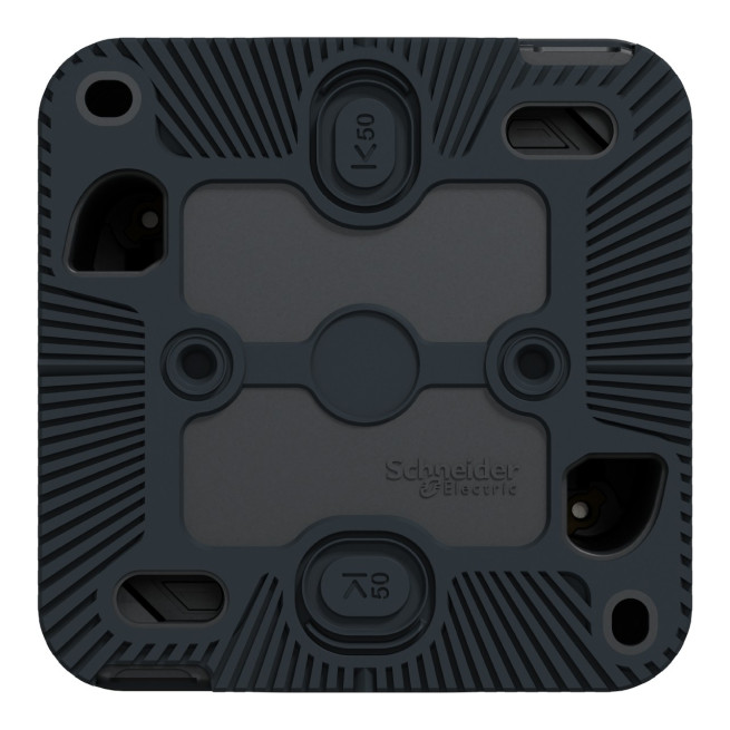 Double va-et-vient - Saillie - Connexion auto - IP55 - IK08 - Gris - Mureva Styl