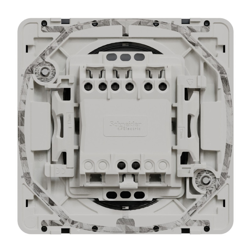 Permutateur - Composable - Connexion auto - IP55 - IK08 - Gris - Mureva Styl