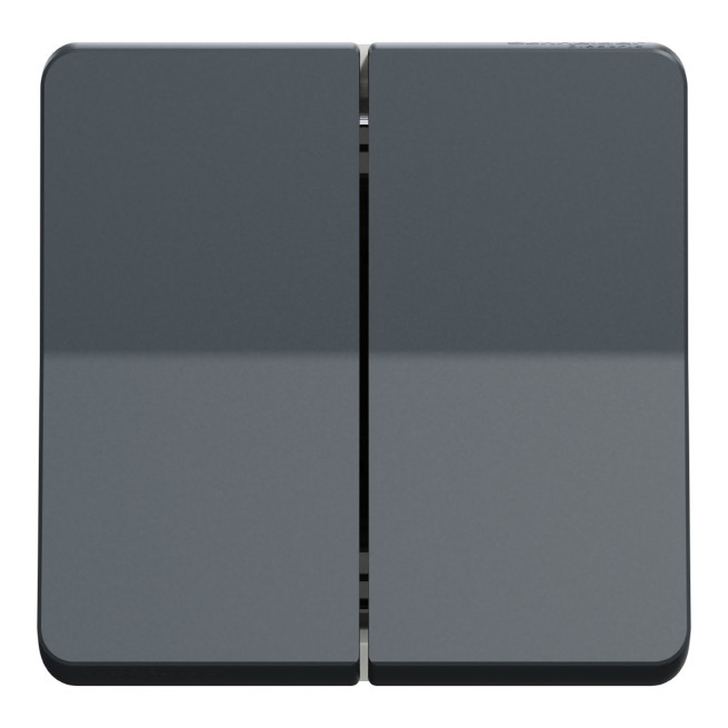 Double va-et-vient - Composable - Connexion auto - IP55 - IK08 - Gris - Mureva Styl