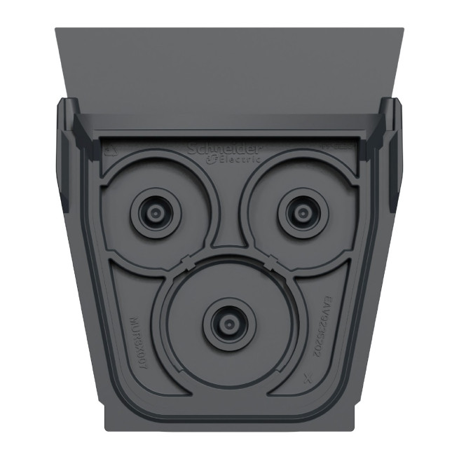 Entrée de câble triple - IP55 - Gris - Mureva Styl
