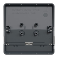 Enjoliveur porte étiquette lumineux - IP55 - IK08 - Gris - Mureva Styl