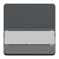 Enjoliveur porte étiquette lumineux - IP55 - IK08 - Gris - Mureva Styl