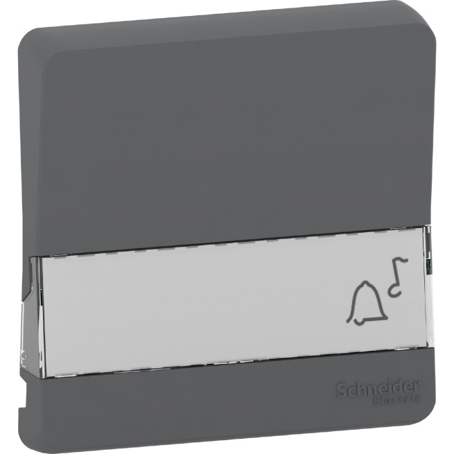 Enjoliveur porte étiquette lumineux - IP55 - IK08 - Gris - Mureva Styl