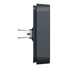 Cadre 1 poste - À griffes - Encastré - IP55 - IK08 - Gris - Mureva Styl