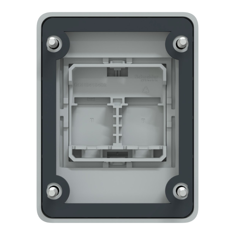 Socle pour 2 prises RJ45 S-ONE - IP65 - Mureva