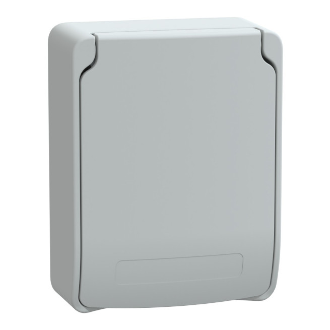 81140Y-Prise-industrielle Mureva-socle-prise-de-courant-à-vis-FR-2P+T-65x85mm-10-16A-250V-IP65