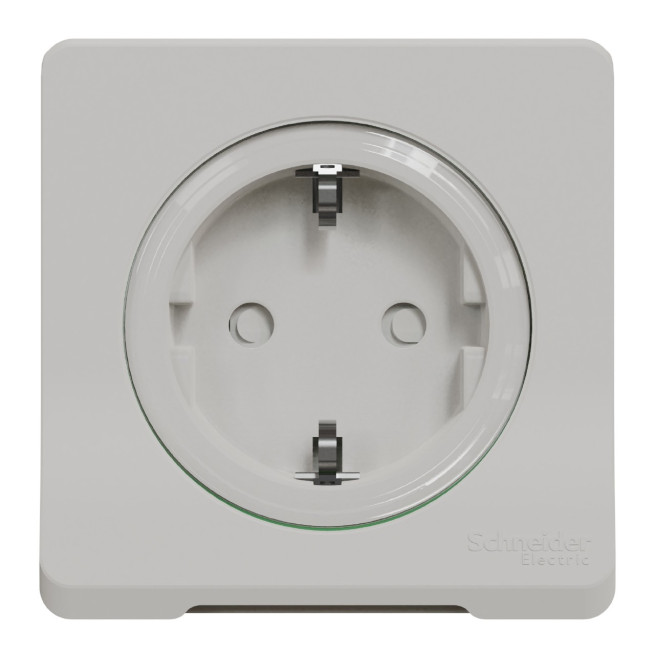 Prise de courant 2P+T - Schuko - Blanc - Mureva Styl