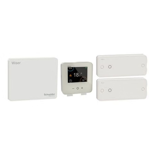 Kit thermostat connecté pour chauffage électrique Wiser G2 | Schneider