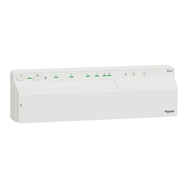 Actionneur Wiser 6 zones 230 V| Pilotage plancher chauffant Schneider