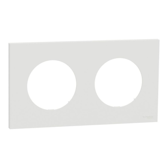 Plaque de finition 2 postes Odace 2025 – Schneider Electric