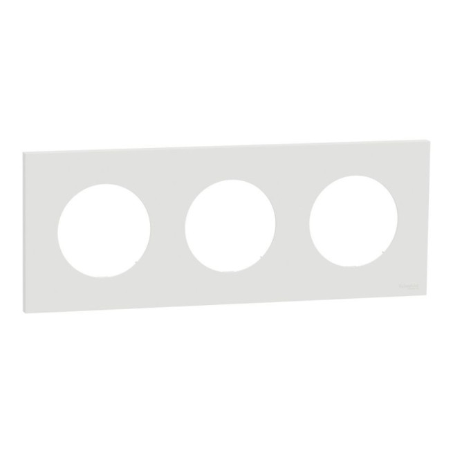 Plaque de finition 3 postes Odace – Schneider Electric